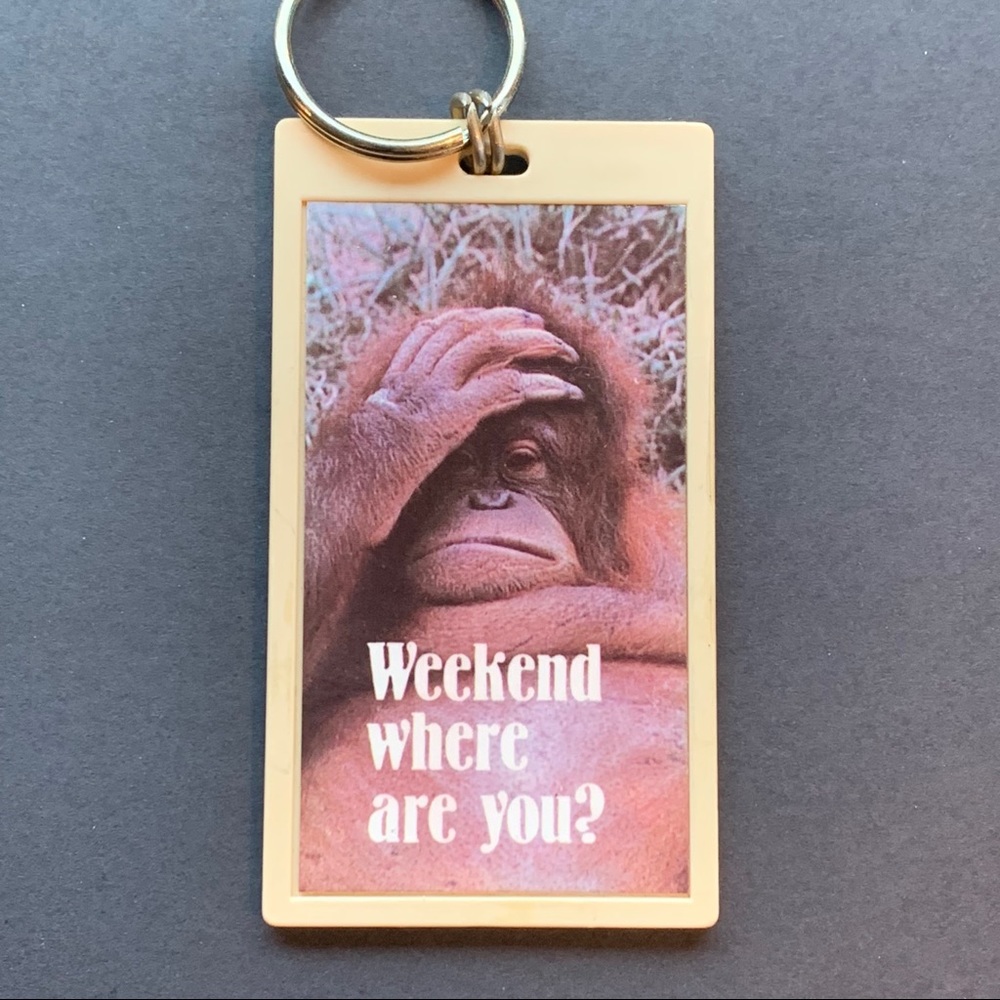 Funny Ape Gorilla Weekend🎄Vintage Ornament